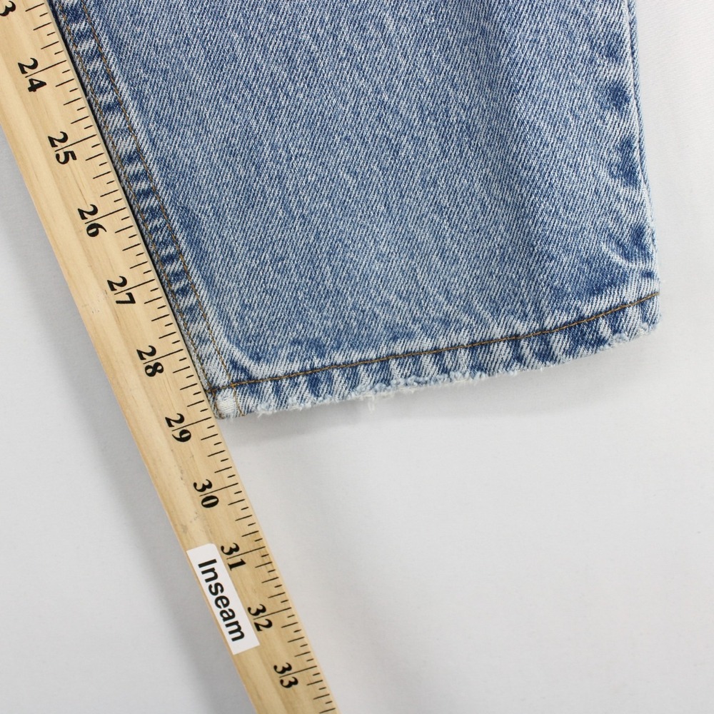 Vintage Levis 560 Jeans Mens 31x30 Blue Loose Fit Tapered Leg Light Wash USA 90s - Picture 9 of 13